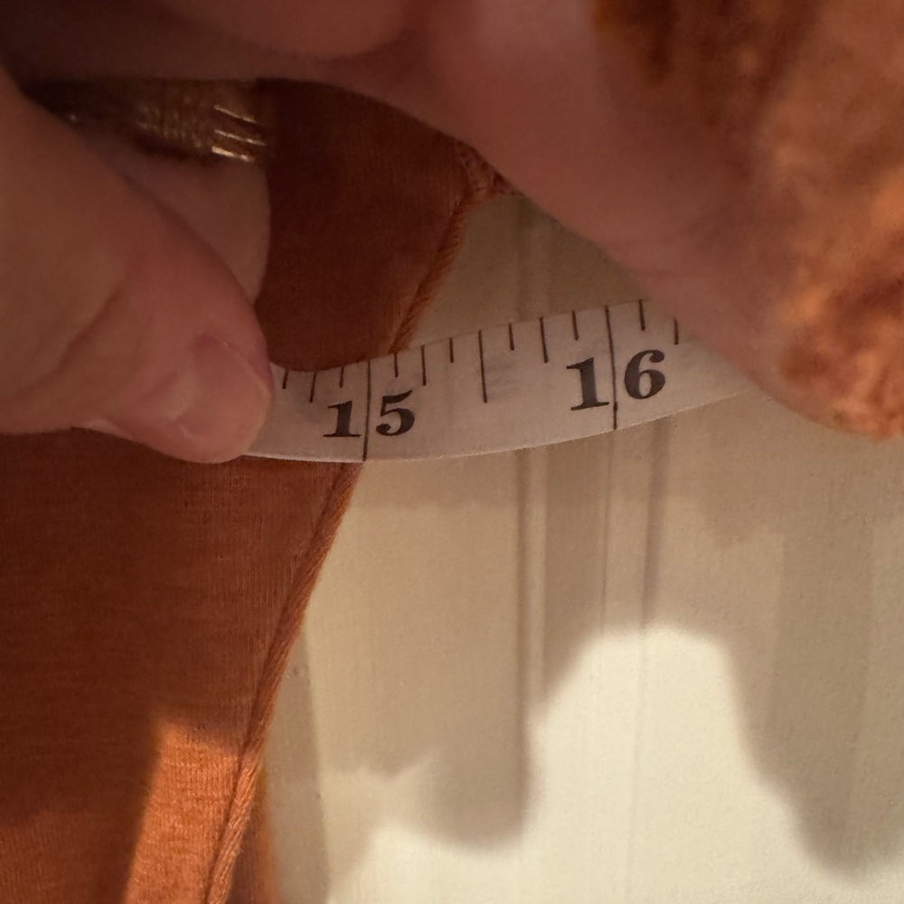Matilda Jane Heathered Orange Short Sleeve Heart to Heart Homeroom Tiered Dress - Picture 5 of 8